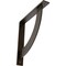 Ekena Millwork Bulwark Steel Bracket, Antiqued Bronze 2"W x 14"D x 14"H BKTM02X14X14BUABZ - alternate 1